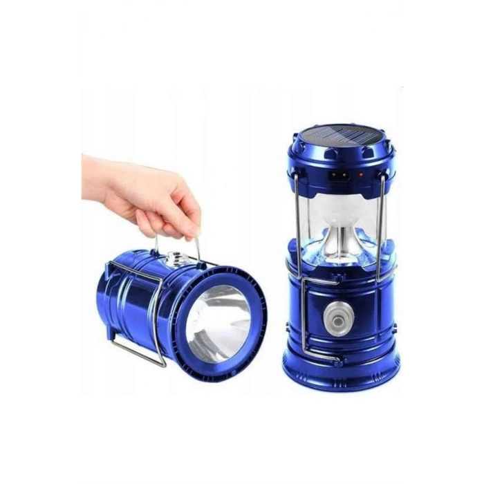 VipMarketim Kamp Lambası Güneş Enerjili Led Lamba Işıldak Şarjlı Powerbank Özellikli