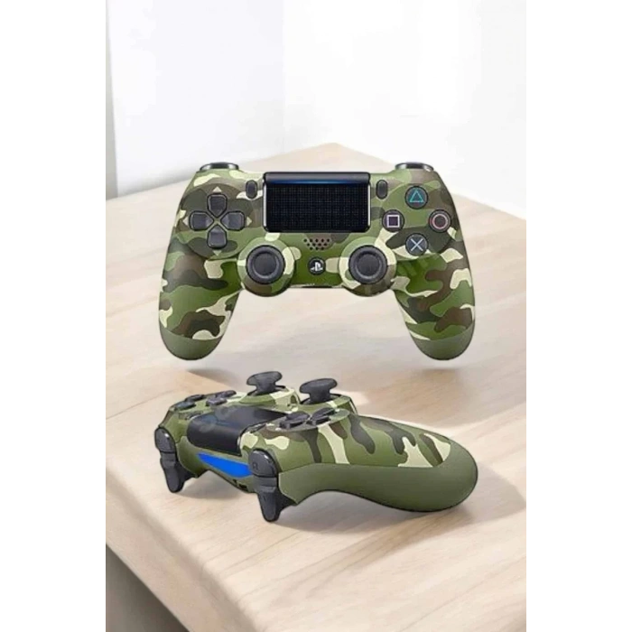 VipMarketim Kamuflaj Desenli Joystick PS4 Oyun Kolu
