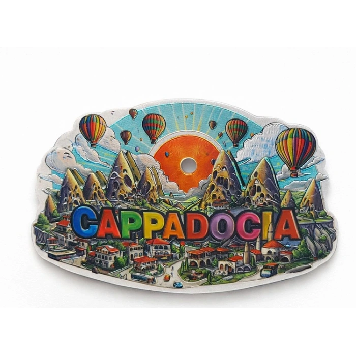 VipMarketim Kapadokya Temalı Silikon Buzdolabı Magneti Model 4