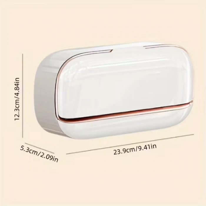 VipMarketim Kapaklı Ve Drenaj Bölmeli Duvara Monte Sabunluk