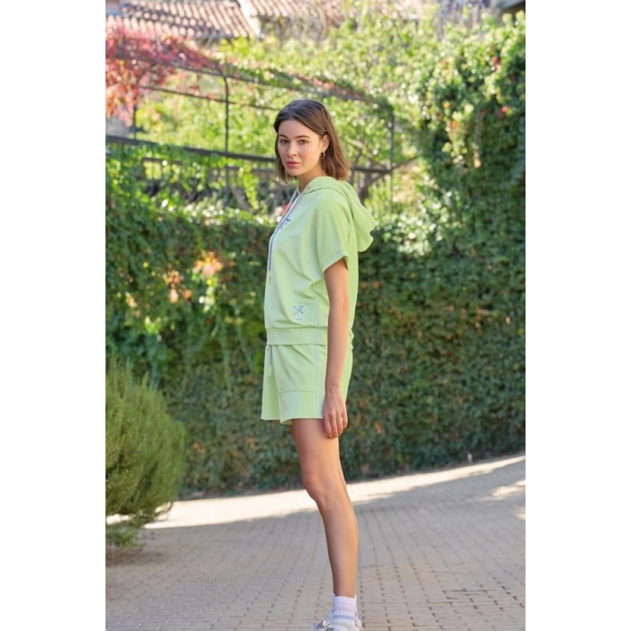 VipMarketim Kapüşonlu Create Your New World Alt Üst Takım