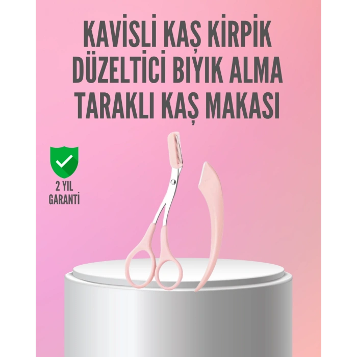 VipMarketim Kaş ve Kirpik Şekillendirme İçin Yüz Bakım Makası