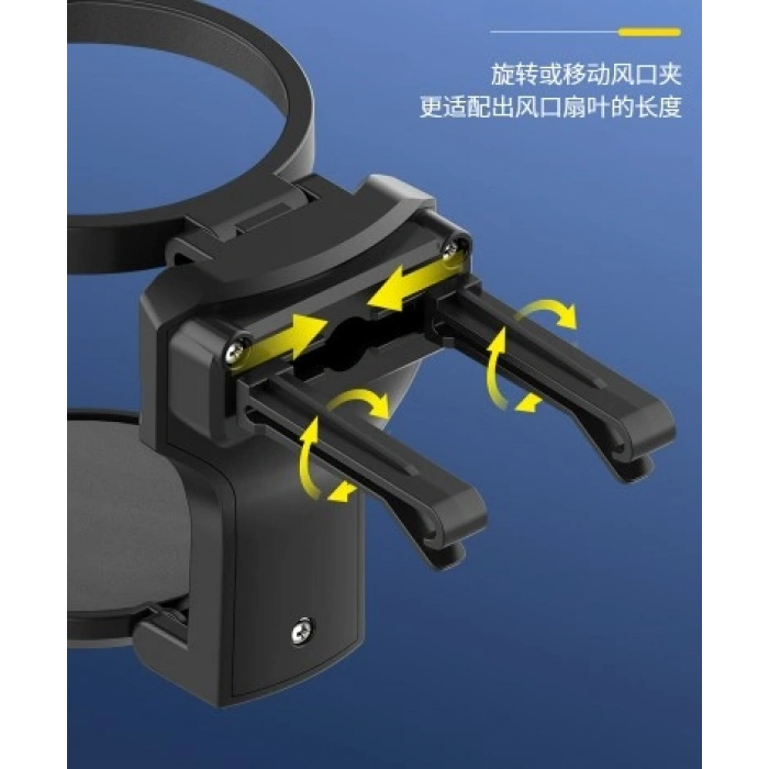 VipMarketim Katlanabilir Araba Bardak Şişe Tutucu