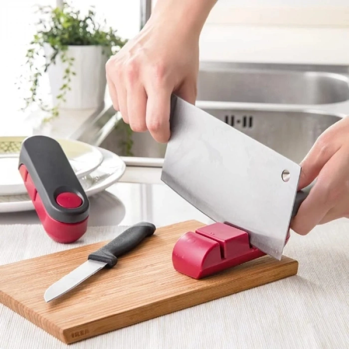 VipMarketim Katlanabilir Çift Aşamalı Bıçak Bileyici