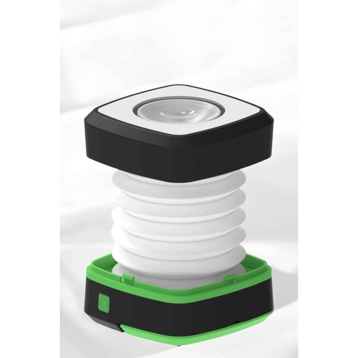 VipMarketim Katlanabilir Kamp Lambası Solar Fener Görünümlü 3 Kademeli Şarjlı