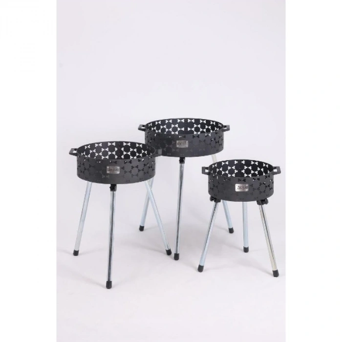 VipMarketim Katlanabilir Lüks Mangal No 3 Büyük Boy