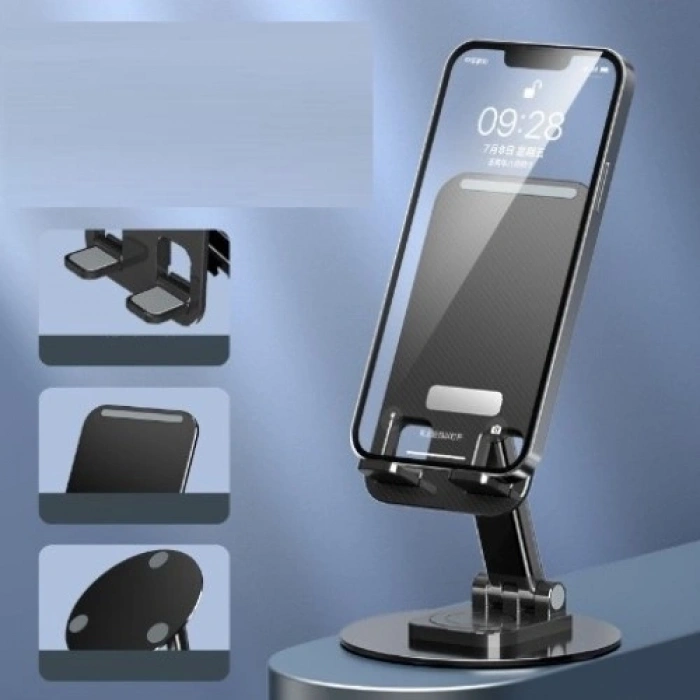 VipMarketim Katlanabilir Telefon Tutucu Stand Yuvarlak Tabanlı CM-074