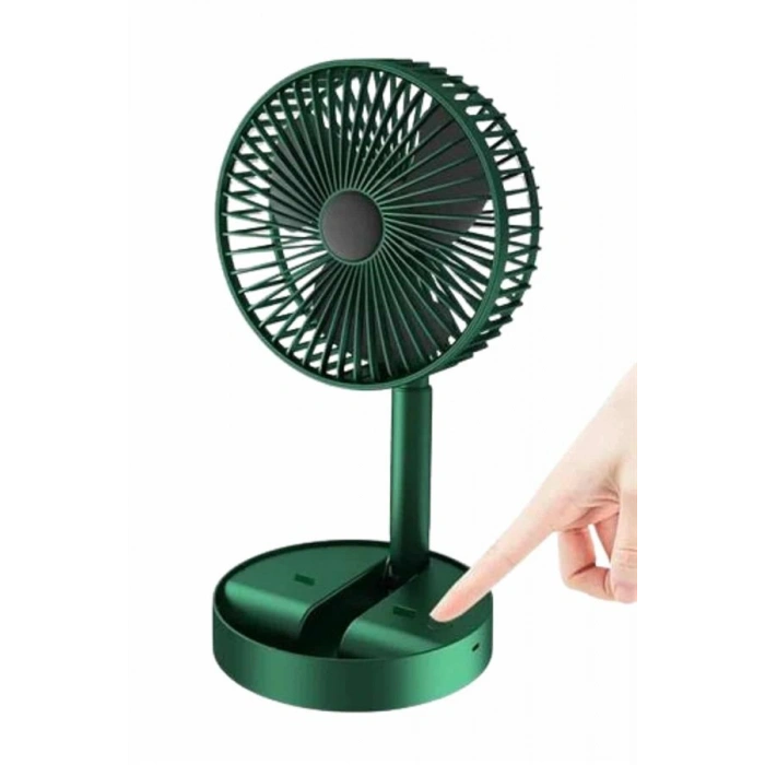 VipMarketim Katlanabilir Usb Şarjlı Masaüstü Soğutucu Mini Fan Telefon Tutucu