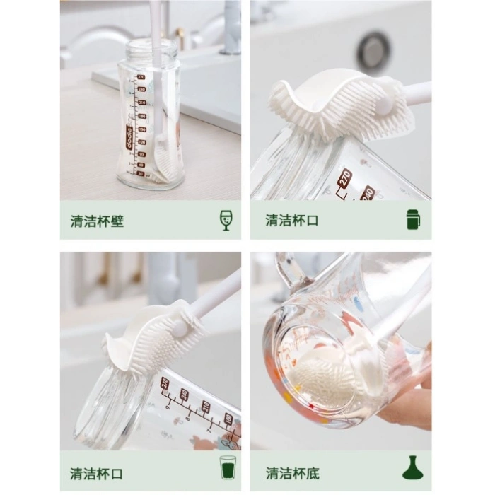 VipMarketim Kavanoz ve Biberon Yıkama Fırçası Silikon