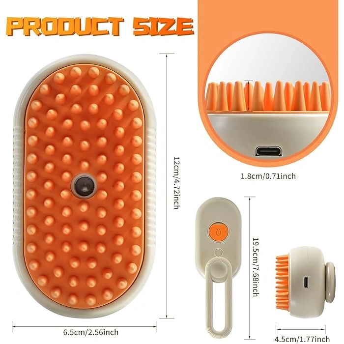 VipMarketim Kedi Köpek Buharlı Pet Tarağı