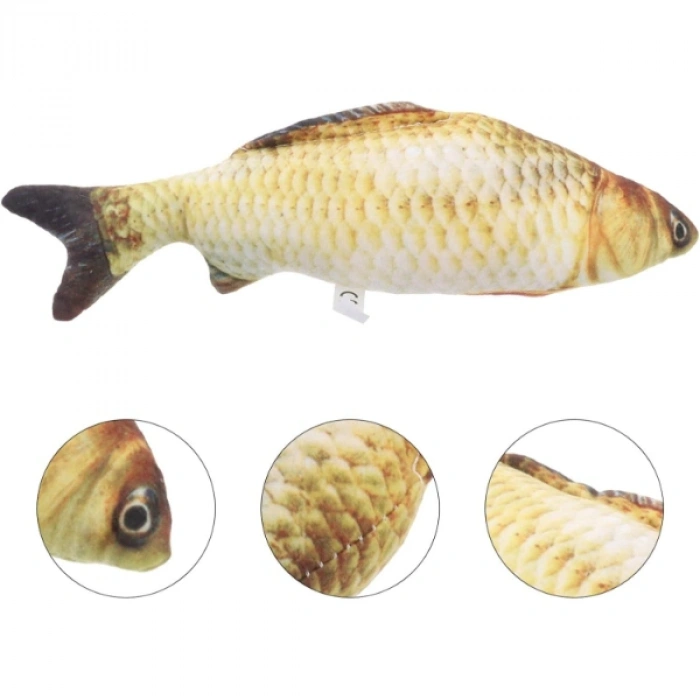 VipMarketim Kedi Oyuncağı Peluş Balık