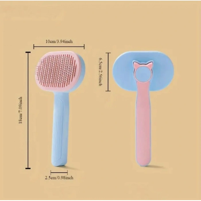 VipMarketim Kedi ve Köpekler İçin Kendini Temizleyen Tüy Fırçası