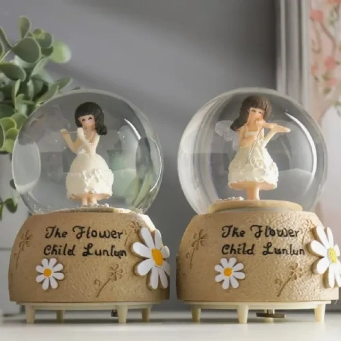 VipMarketim Kemancı Kız Kar Küresi Orta Boy