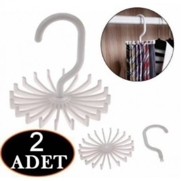 VipMarketim Kemer Askısı 20 Kancalı 2 ADET