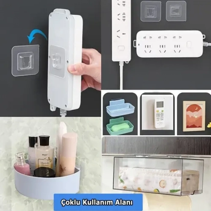 VipMarketim Kendinden Yapışkanlı Çift Taraflı Askı