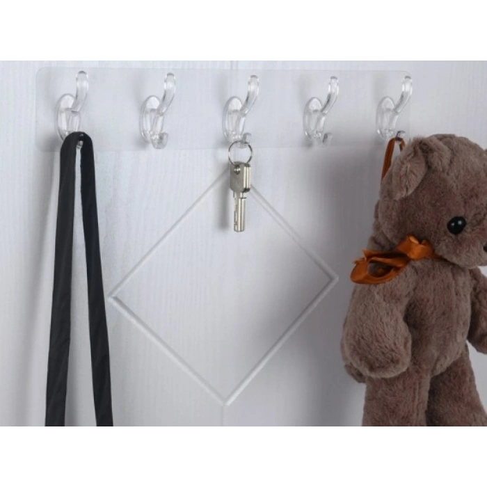 VipMarketim Kendinden Yapışkanlı Kancalı Askı Seti