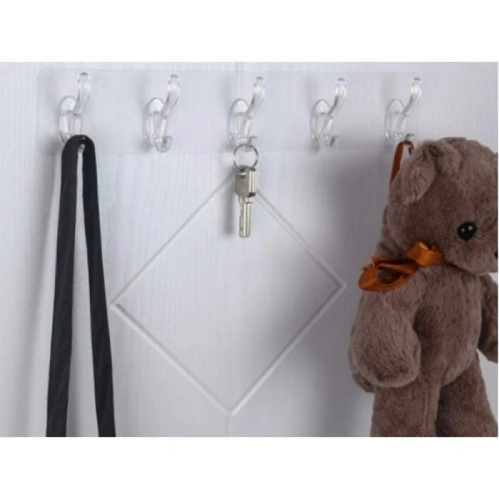 VipMarketim Kendinden Yapışkanlı Kancalı Askı Seti