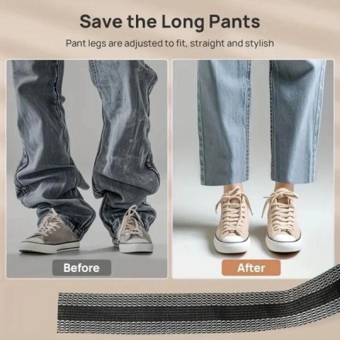 VipMarketim Kendinden Yapışkanlı Pantolon Kıvırma Şeridi