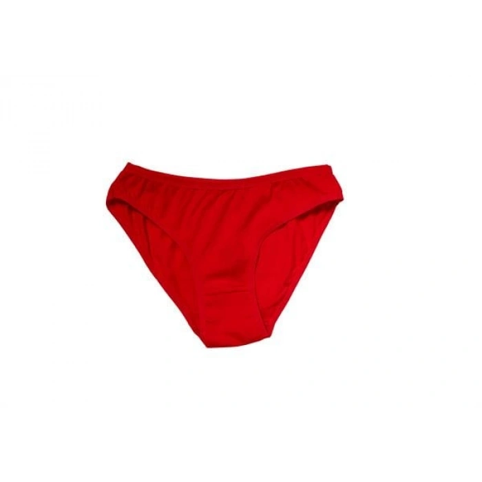 VipMarketim  Kırmızı Yılbaşı Desenli Let İt Snow Pamuklu Külot