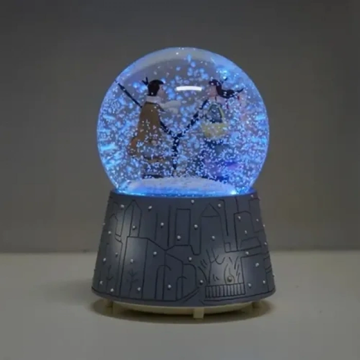 VipMarketim Kış Masalı Kar Küresi Orta Boy