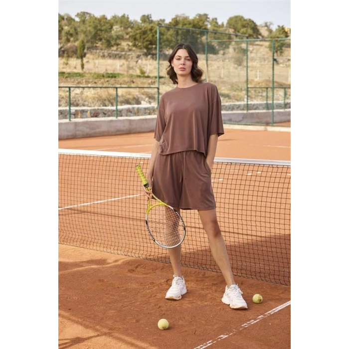 Vipmarketim Kısa Kollu Bisiklet Yaka Alt Üst Takım