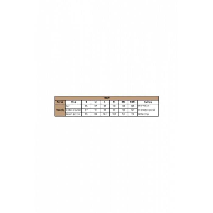 Vipmarketim Kısa Kollu Ve Dantelli V Yaka Gecelik