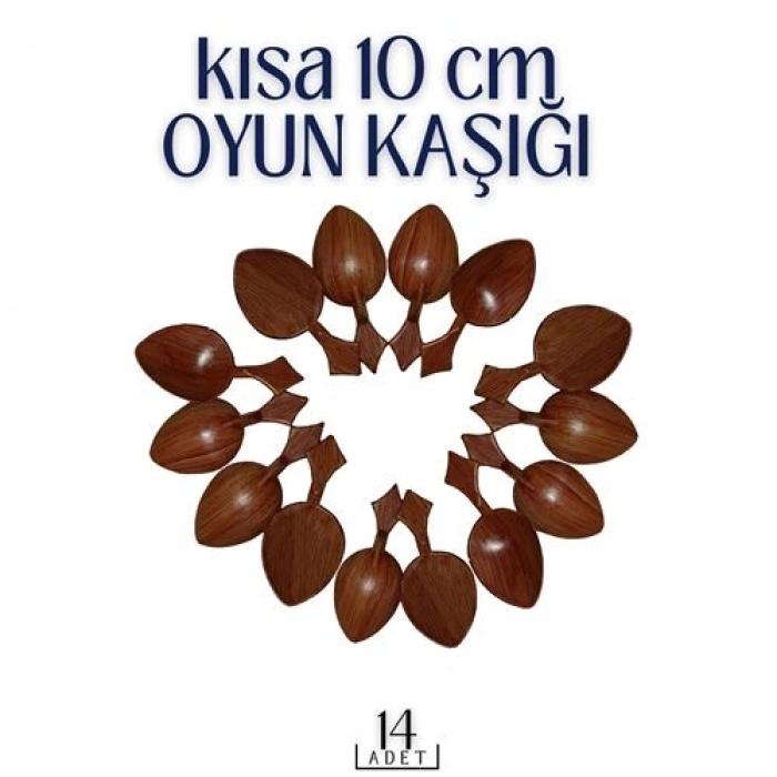VipMarketim Kısa Oyun Kaşığı 14 ADET