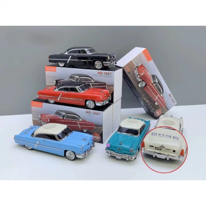 VipMarketim Klasik Araba Tasarımlı Bluetooth Hoparlör