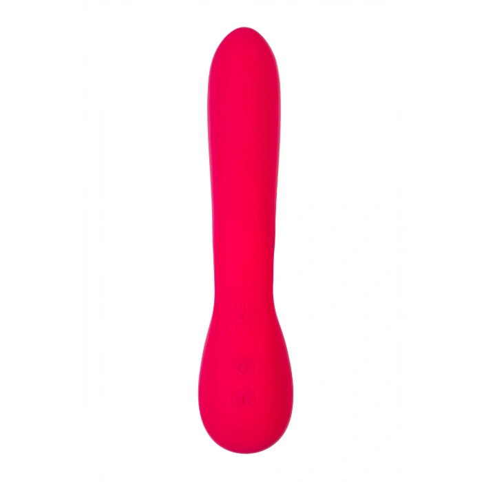VipMarketim Klitoral Uyarıcılı Vibratör Jos Doobl, Silikon, Pembe, 20 Cm