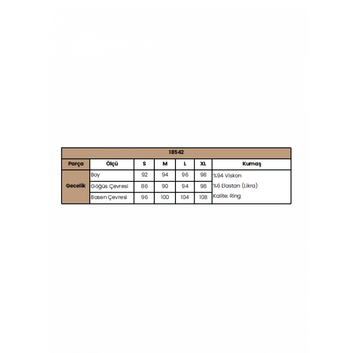 VipMarketim Kolu Omzu Ve Yakası Dantelli Önü Düğmeli Gecelik