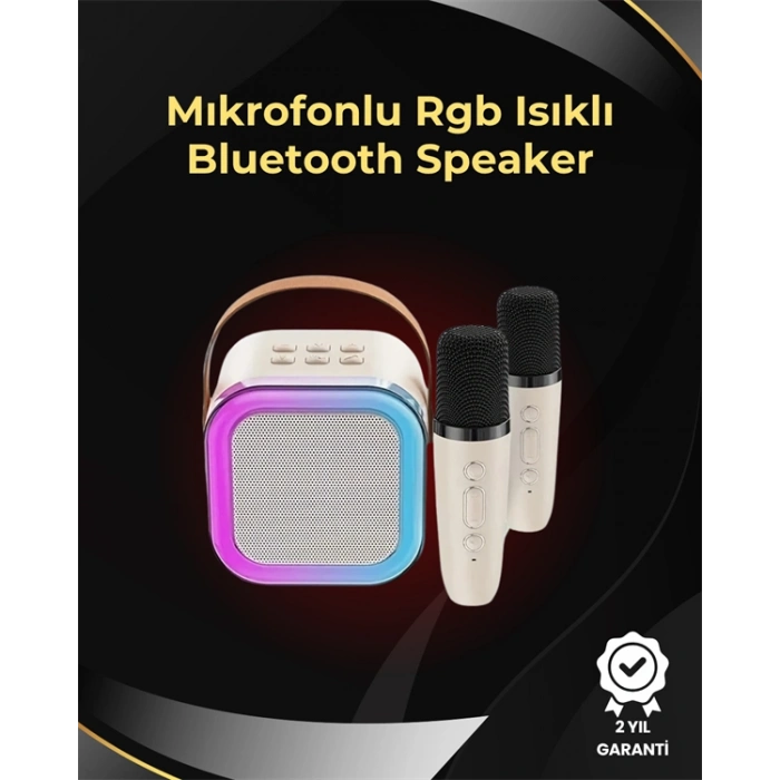 VipMarketim Kompakt Tasarımlı ve Kolay Taşınabilir Karaoke Sistemi