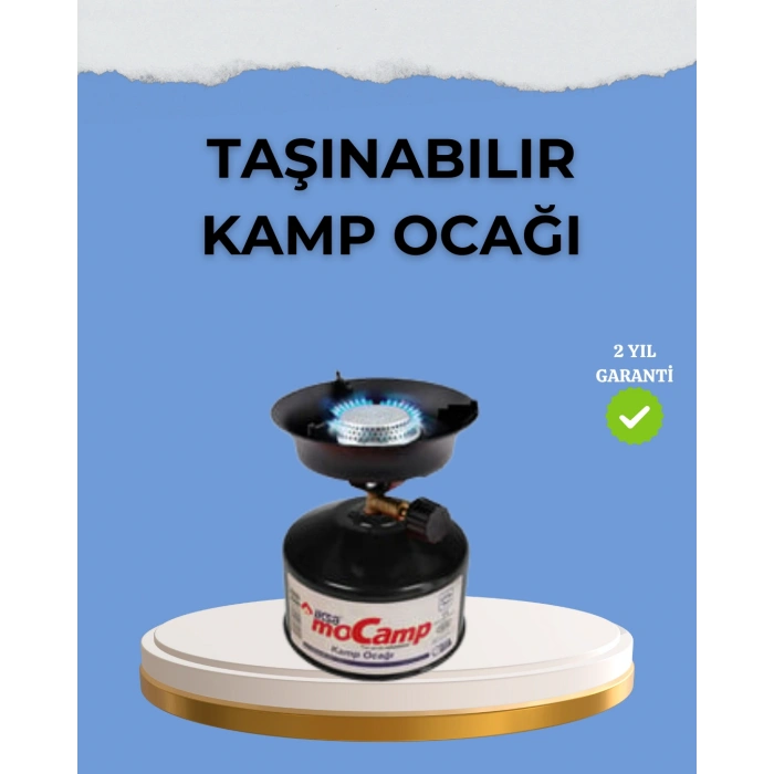 VipMarketim Kompakt ve Hafif Kamp Ocağı Seti Gaz Tüplü
