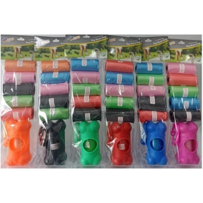 VipMarketim Köpek Dışkı Poşeti Seti 5+1