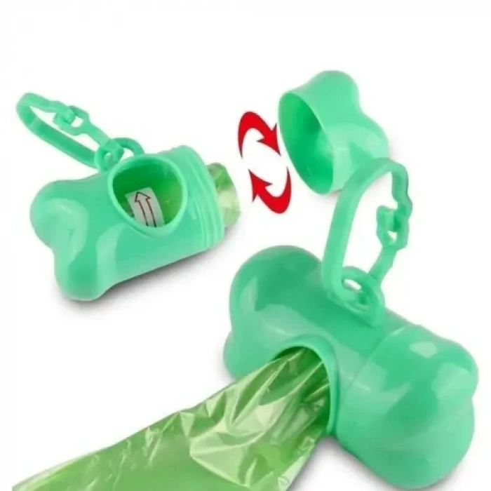 VipMarketim Köpek Dışkı Poşeti Seti (5+1 Kemik Aparatlı)