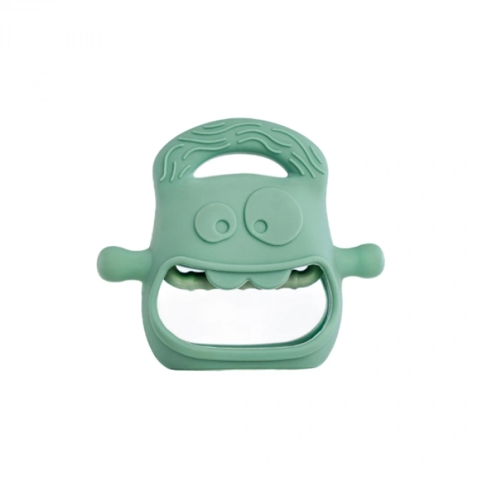 VipMarketim Koyu Yeşil Bebek Silikon Diş Kaşıyıcı