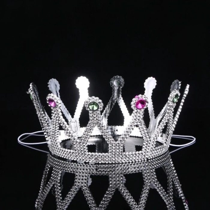 VipMarketim Kraliçe Tacı Gümüş Renk