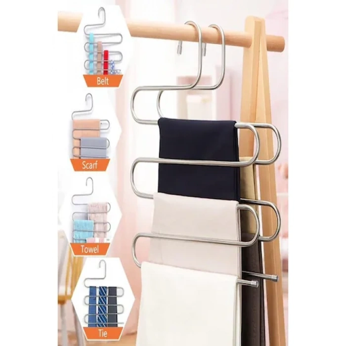 VipMarketim Krom Pantolon Askısı