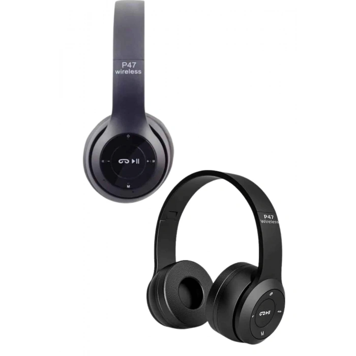 VipMarketim Kulak Üstü Bluetooth Kulaklık Yüksek Ses Kaliteli Ayarlanabilir