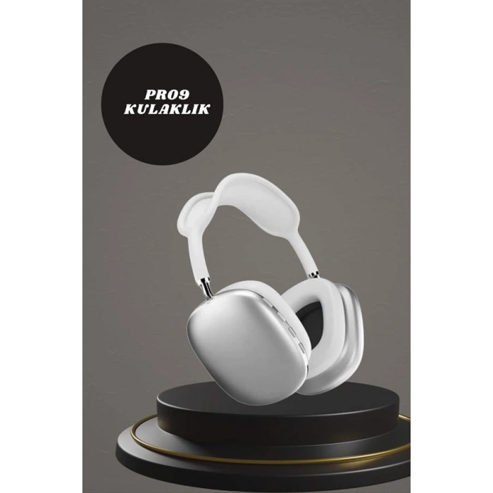 VipMarketim Kulak Üstü P9 Kablosuz Bluetooth Kulaklık ve 7 Kordonlu Akıllı Saat