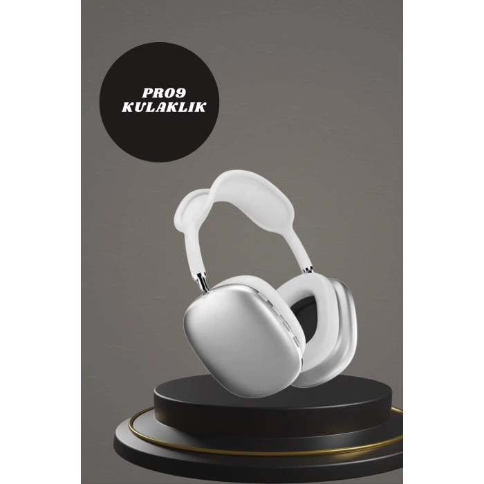 VipMarketim Kulak Üstü P9 Kablosuz Bluetooth Kulaklık ve 7 Kordonlu Akıllı Saat