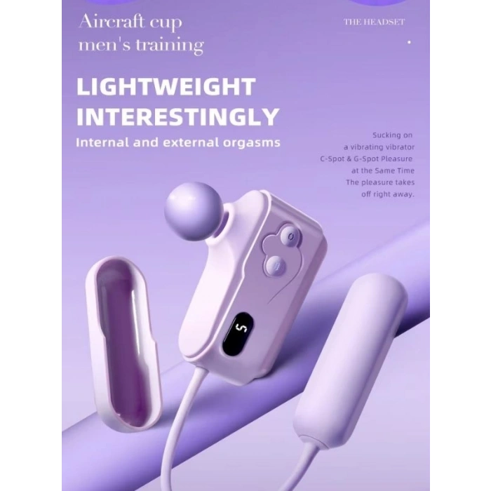 VipMarketim Kulaklık Şeklinde Kablosuz Vibratör