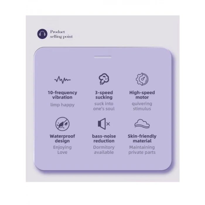 VipMarketim Kulaklık Şeklinde Kablosuz Vibratör