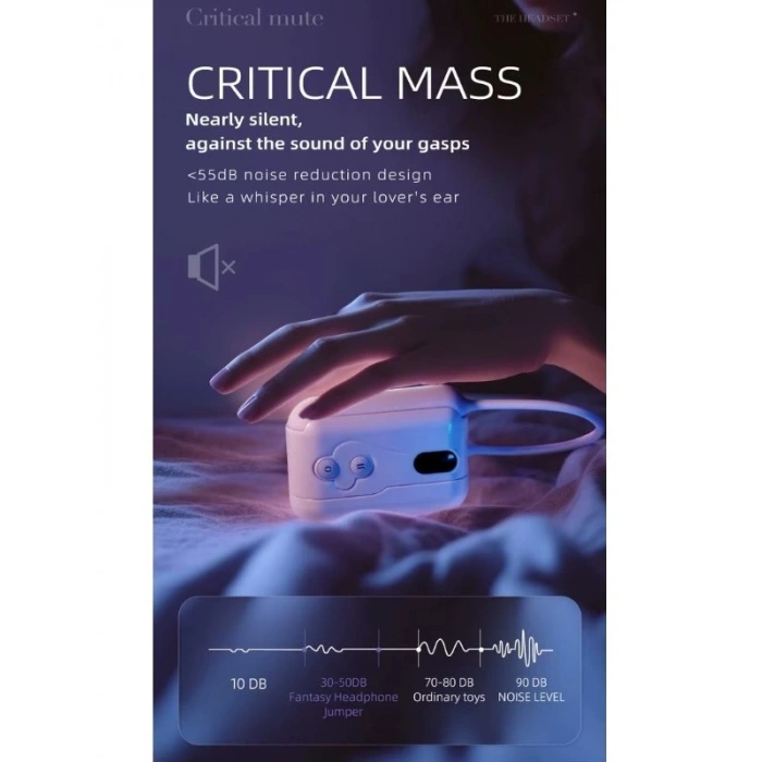 VipMarketim Kulaklık Şeklinde Kablosuz Vibratör