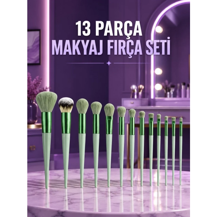 VipMarketim Kusursuz Makyaj İçin Yumuşak ve Dayanıklı Makyaj Fırça Seti