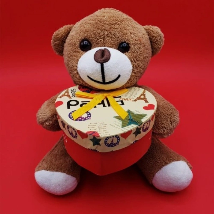 VipMarketim Kutulu Kahverengi Ayıcık