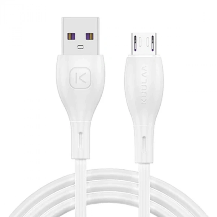 VipMarketim KUULAA Liquid Silicone Mikro USB 2.4A Hızlı Şarj Kablosu 1metre-(5775)