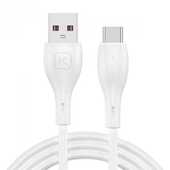 VipMarketim KUULAA Liquid Silicone USB Type C QC3.0 Hızlı Şarj Kablosu 1metre-(5775)