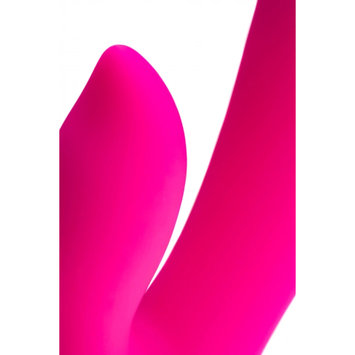 VipMarketim LEROİNA klitoral stimülatörlü vibratör, silikon, pembe, 19 cm