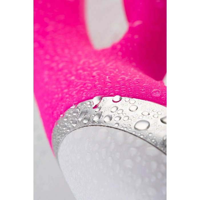 VipMarketim LEROİNA klitoral stimülatörlü vibratör, silikon, pembe, 19 cm