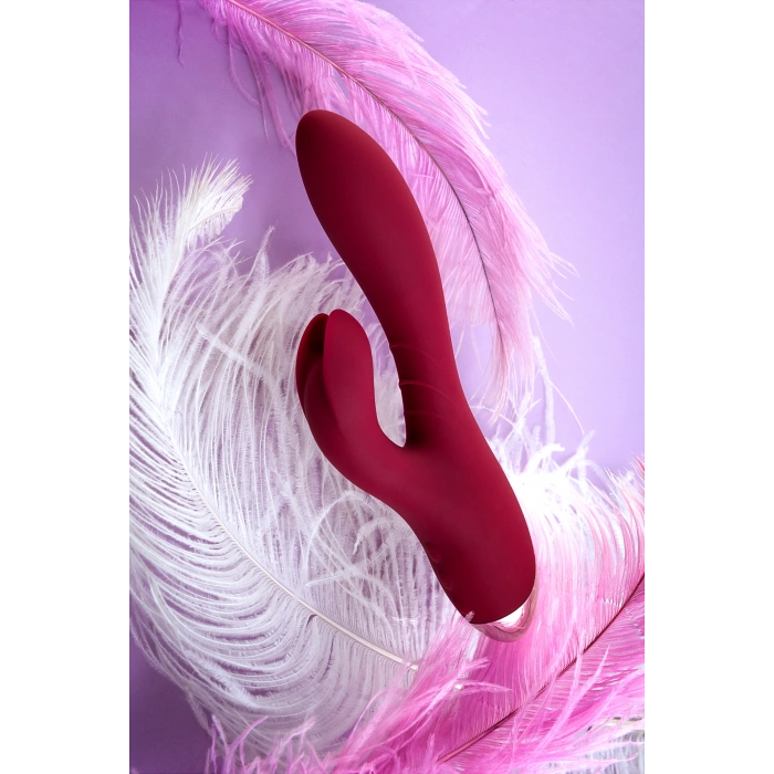 VipMarketim LEROİNA Mion  Vibratör, silikon, bordo, 22 cm